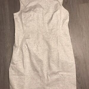 MM Lafleur NWT Kate Dress Twill Ponte Light Heather Gray Size 2X Career